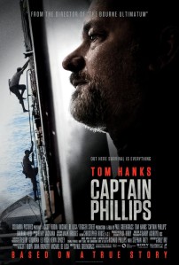 Captain Phillips (Oct. 11, 2013) star. Tom Hanks and Barkhad Abdi